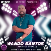 Wando Santos - Promo Agosto 2019 - Clique e Baixe já WANDO SANTOS - Promo Agosto 2019 ® Esse e outros CDs você pode baixar no Estacao do Arrocha, o site oficial do arrocha no Brasil !!!