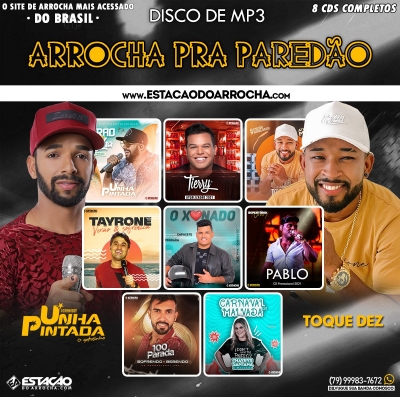 DISCO DE MP3 - Arrocha Pra Paredão 2021-2