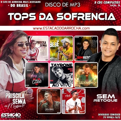 Disco de Mp3 - Tops da Sofrencia - Vol 3