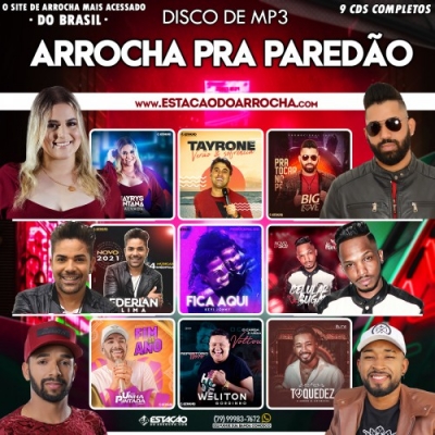DISCO DE MP3 - Arrocha Pra Paredão 2021