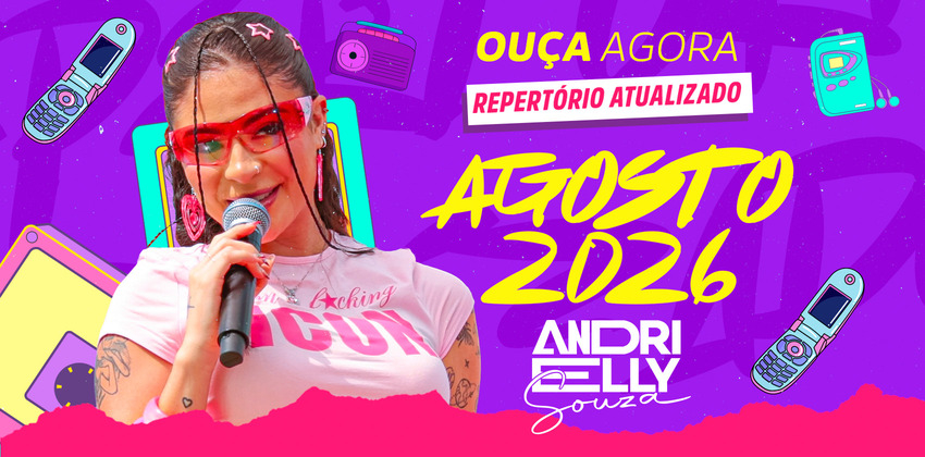 Estacão do Arrocha - Andrielly Souza - Repertorio Atualizado Agosto 2026